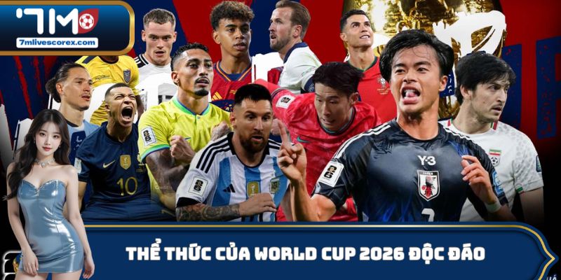 Thể thức của world cup 2026 độc đáo